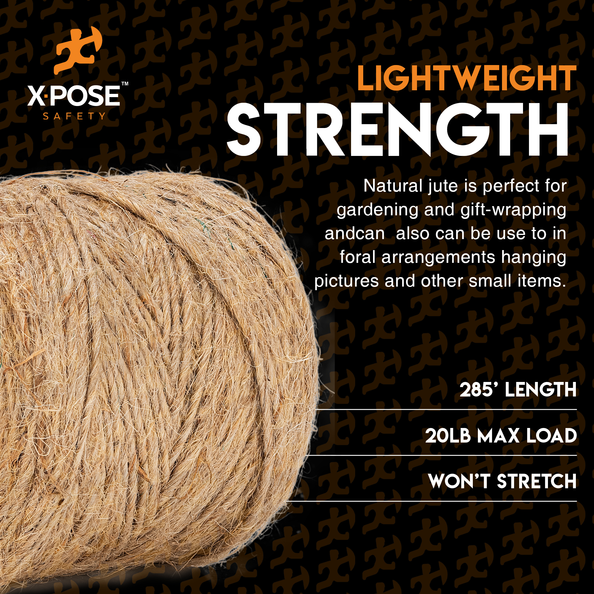 Jute Twine - Brown Roll Jute Twine for Crafts Soft Yet Strong Natural Jute  String Burlap String for Packaging, Wrapping,Packing Materials Decorative  Rope Cord for Hanging Craft Ornaments(1Ply285 Feet) 